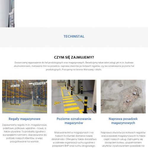 Montaż regałów paletowych - Warszawa