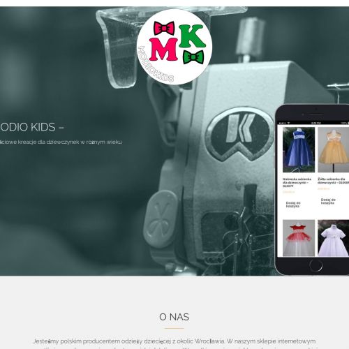 Wizytowa biała sukienka satynowa dla dziewczynki - Wrocław