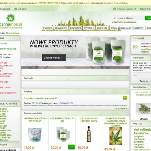 Zioło konopi sklep