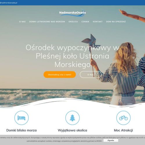 Drewniany domek nad morzem pleśna w Koszalinie