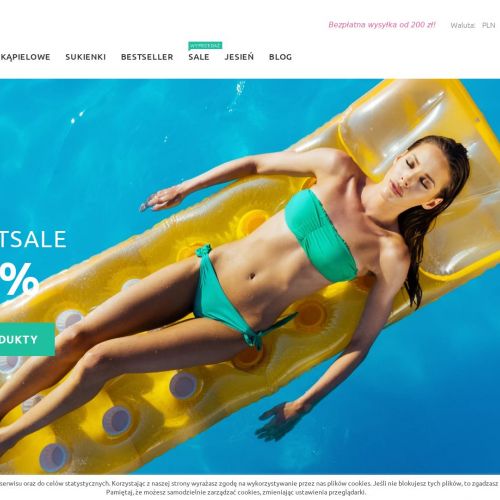 Poznań - stroje kąpielowe w paski