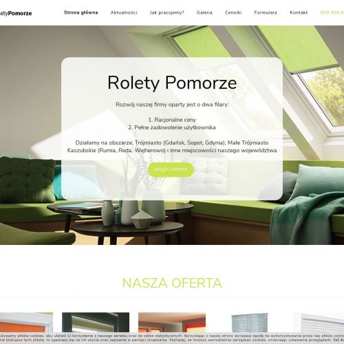 Rolety rzymskie - Gdynia