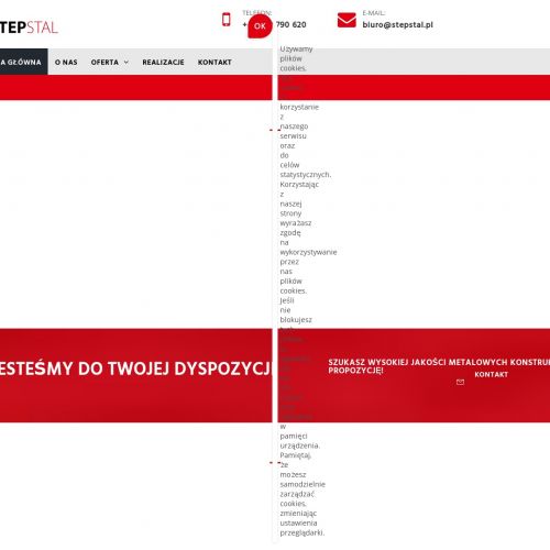 Barierki metalowe do schodów w Białymstoku