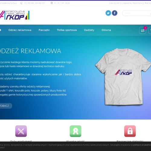 Tychy - t-shirt reklamowy z nadrukiem
