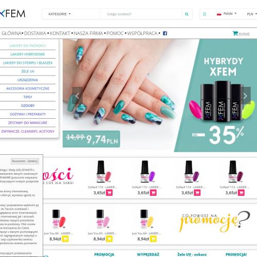 Lakier hybrydowy szary