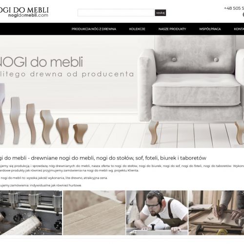 Drewniane nóżki do komody