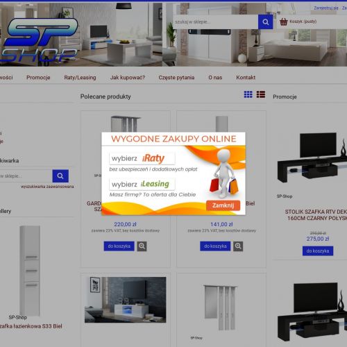 Komoda biała połysk