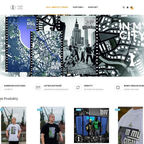 Łańcuch na szyję srebrny - Warszawa