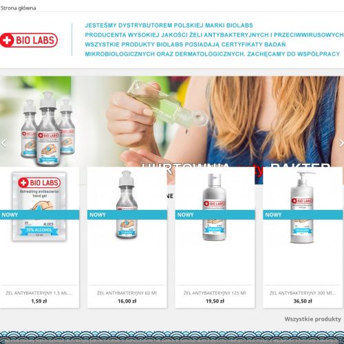 Żel antybakteryjny biolabs