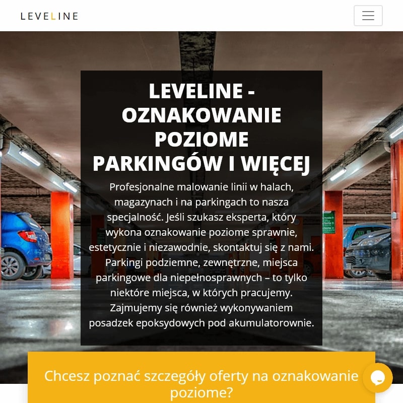 Malowanie pasów w magazynie