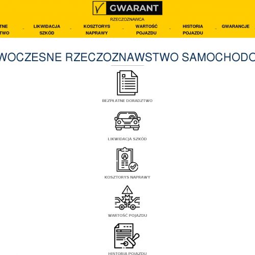 Rzeczoznawca motoryzacyjny w Warszawie