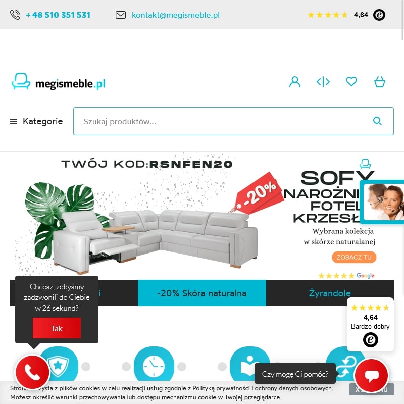 Warszawa - kuchnie na wysoki połysk nowoczesne