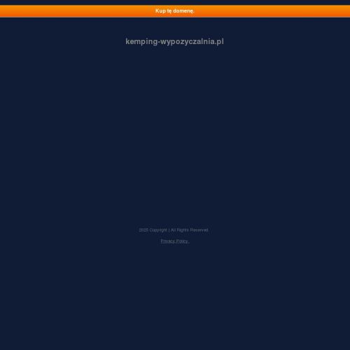 Wynajęcie przyczepy kempingowej