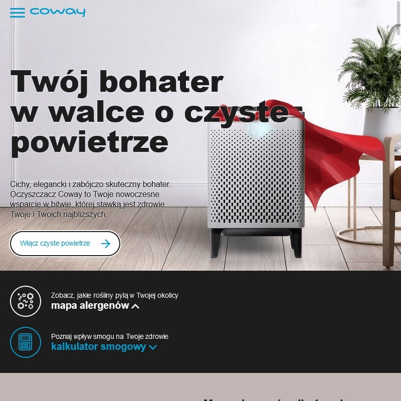 Oczyszczacz powietrza coway