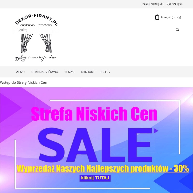 Krótkie firany do pokoju