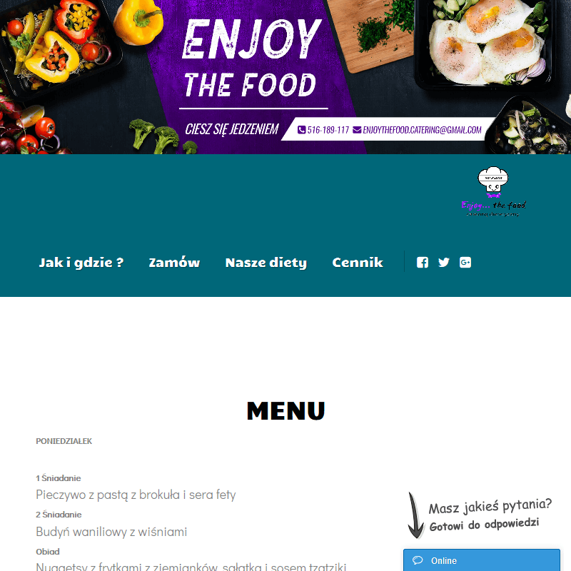 Dietetyczny catering - Warszawa