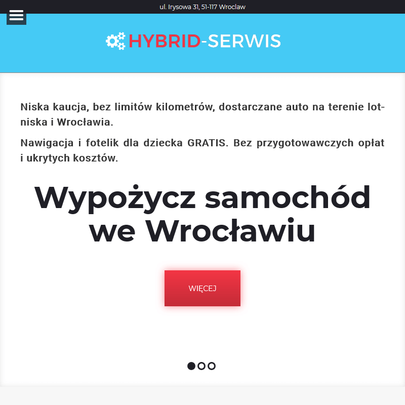 Wrocław - wynajem samochodów hybrydowych wroclaw