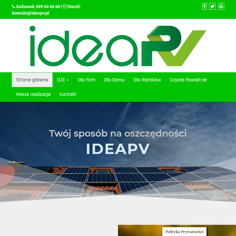 Oze instalacje - Poznań