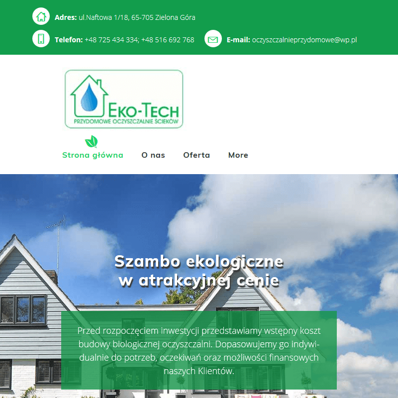 Serwis pogwarancyjny szamba ekologicznego