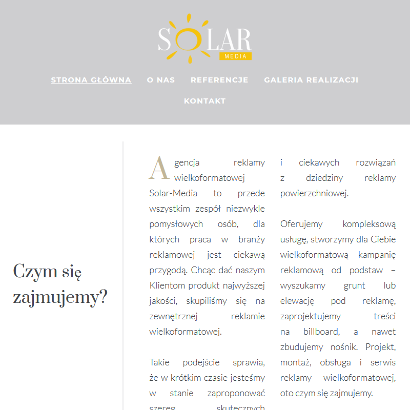 Agencja reklamy wielkoformatowej - Warszawa