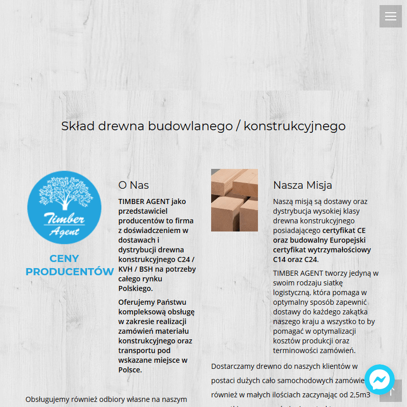 Drewno budowlane cena