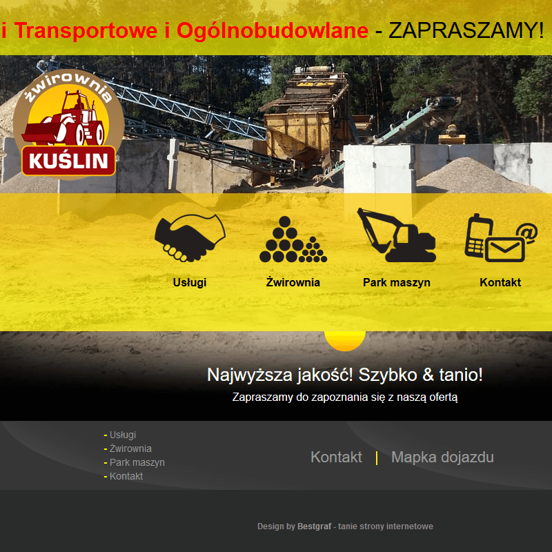 Piasek płukany Nowy Tomyśl